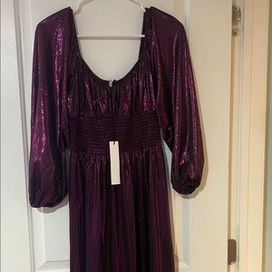 NSR Sparkling Purple Dress